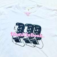 受注商品： Book GirlリメイクTシャツ（リンガー風）（S/M/XL)   ※8/31〜9/16発送予定