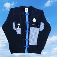 文庫が入るポケット付きリメイク スウェットカーディガンB（S/M/XL) ※翌々週の金曜日