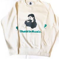受注商品:thank to Musicスウェット(S/M/XL) ※2024/2/10〜2/19発送※土日祝日含まず