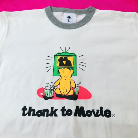受注商品：Movie BearリンガーTシャツ（S/M/XL)