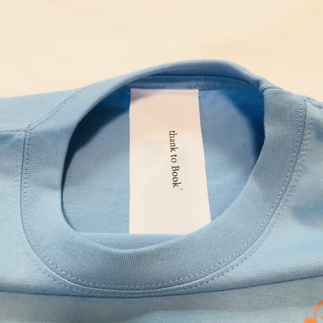 thank to Book蓄光ワンポイントTシャツ  BookStore  Blue Ver. (M)
