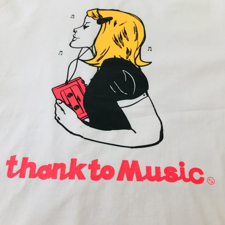 受注：Music  Girl Tシャツ(S/M/XL)