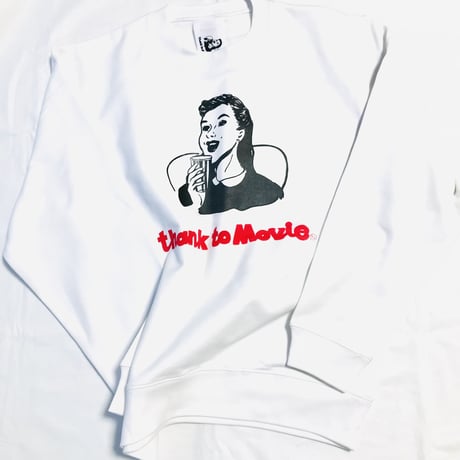 受注商品：thank to Movieスウェット（S/M/XL) ※ 1か月〜1か月半か月発送予定