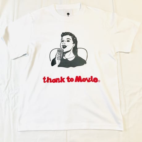 受注商品:thank to MovieTシャツ＆シール付き(S/M/XL ※1ヶ月〜1ヶ月半頂きます。)