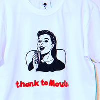 受注商品:thank to MovieTシャツ(S/M/XL)  ※営業4〜6日発送 の間に発送予定です。 ※土日、祝日含まず