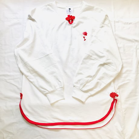 thank to ロンT B（チャイナ風）（L)  ※LadiesのLサイズ