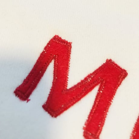＜しばらくお休み致します＞受注商品：thank to Musicフェルト文字/リブリメイクスウェット（裏パイル）（S/M/XL)  ※11/16〜11/30発送