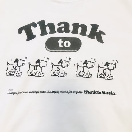 受注商品：SING!SING!DOG!Tシャツ(S/M/XL)