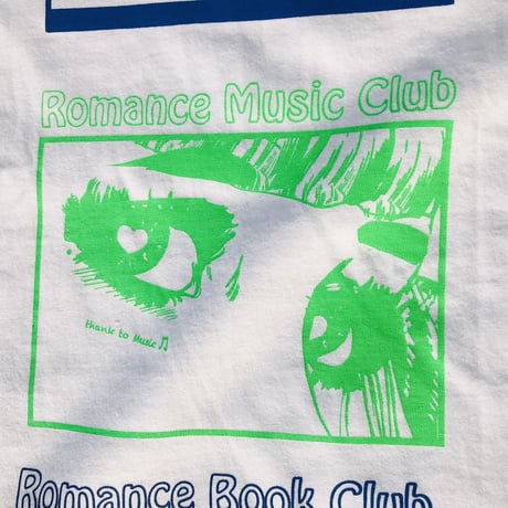 受注商品：Romance Movie,Music,BookシリーズロンT＆シール3枚&ステッカー4枚付き(M/XL) ※1ヶ月〜1ヶ月半頂きます。