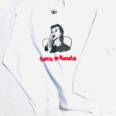 受注商品：thank to Movieスウェット（S/M/XL) ※ 1か月〜1か月半か月発送予定