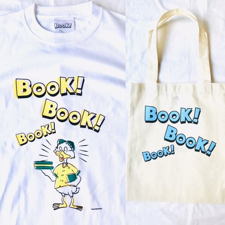 〜5/16まで！¥1100！受注:Book!Book!Book!Tシャツ(S/M/XL)  &トートセット※5/25〜6/15発送予定です。 ※土日、祝日含まず