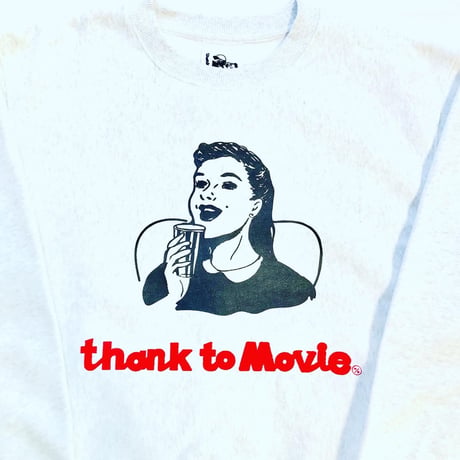 thank to Movie裏起毛スウェット（M)