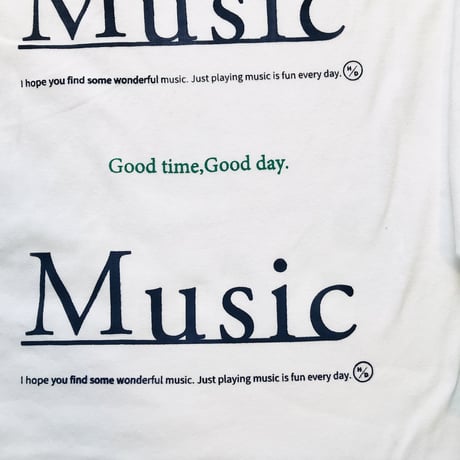 受注商品：thank to  Music    リブリメイクロンT（ XL）※特急1週間〜1か月半かかります。