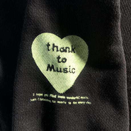 thank to Musicパーカー　Mサイズ  （ブラウン）