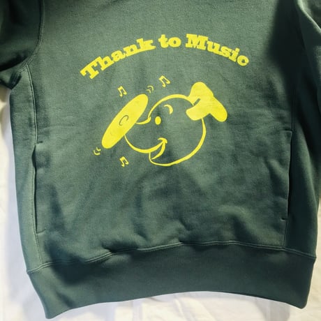 thank to Musicパーカー　Mサイズ  （RECORDOG）