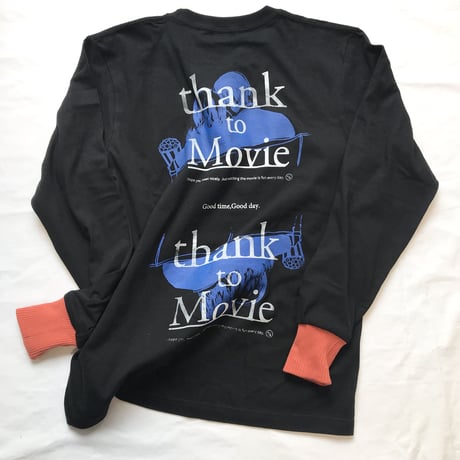 受注商品：thank to  MovieリブリメイクロンT（M/XL）※1週間〜1か月半かかります。