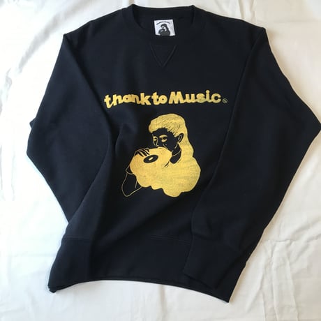 受注商品(〜1/10):thank to MusicスウェットB　(S/M/XL)