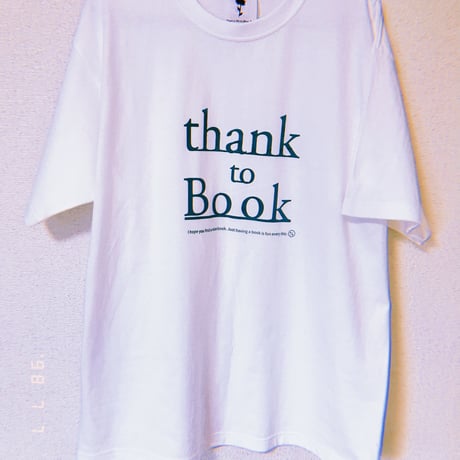 thank to BookTシャツ（XLサイズ）ステッカー付き