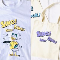 〜5/16まで！¥1100！受注: SING!SING!SING!Tシャツ(S/M/XL)  &トートセット※5/25〜6/15発送予定です。  ※土日、祝日含まず