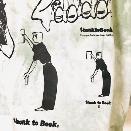 7/12〜7/15まで！1000円OFF！ thank to Book ロンT(Mサイズ)ステッカー付き