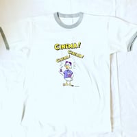 受注商品：CINEMA! CINEMA! CINEMA!リンガーTシャツ（S/M/XL)※営業6〜8日発送