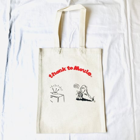 〜5/16まで！¥1100！受注:Movie ghostTシャツ(S/M/XL) &トートセット※5/25〜6/15発送予定です。 ※土日、祝日含まず