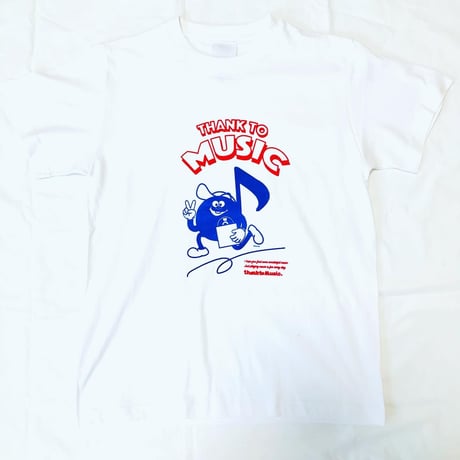 受注商品:thank to Music（musical noteC）Tシャツ(S/M/XL)