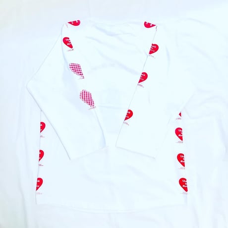 Movie Bear七分袖Tシャツ（White/M)  ※営業2〜4日発送