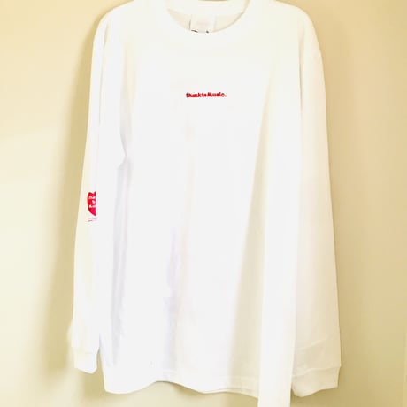 受注商品：thank to MusicロンT（S/M/XL)※特急1週間〜3か月かかります。