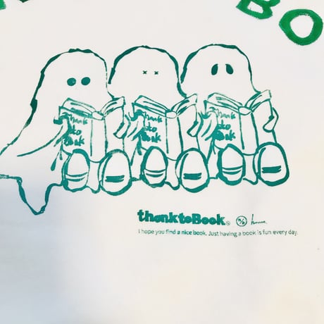 thank to Bookフロッキー文字/リブリメイクスウェット（裏パイル）（M)  ※※営業２〜４日発送