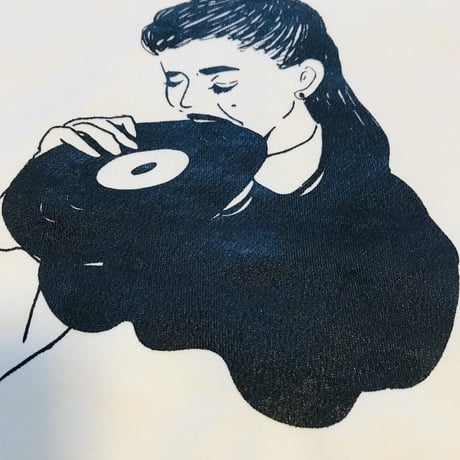 thank to Music裏パイルパーカー（XL)