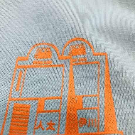 thank to Book蓄光ワンポイントTシャツ  BookStore  Blue Ver. (M)