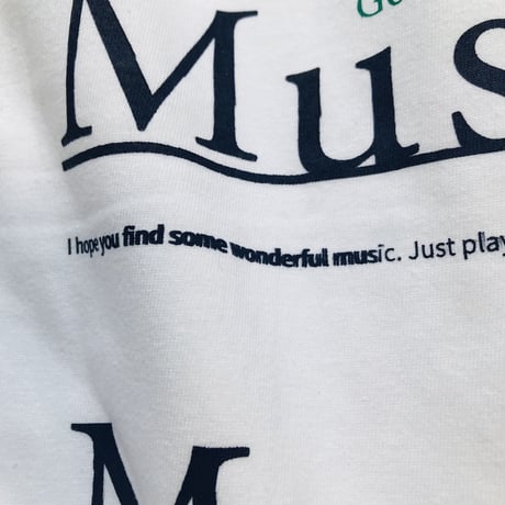 受注商品：thank to  Music    リブリメイクロンT（ XL）※特急1週間〜1か月半かかります。