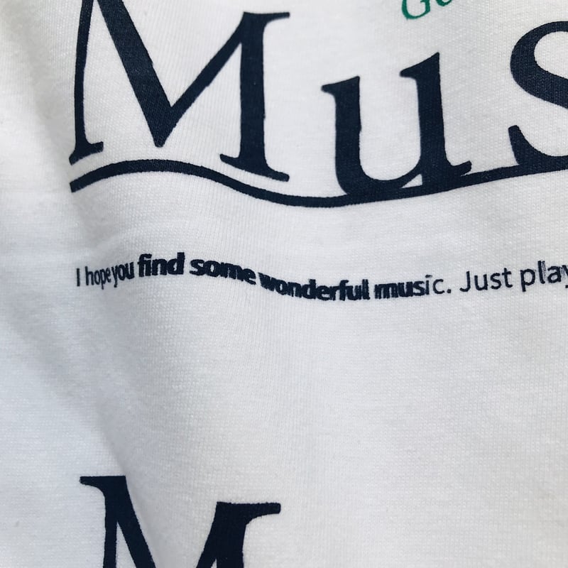 受注商品：thank to Music リブリメイクロンT（ XL）※特急1週間〜1か