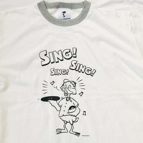 〜7/18まで！受注: SING!SING!SING!リンガーTシャツ(S/M/XL)