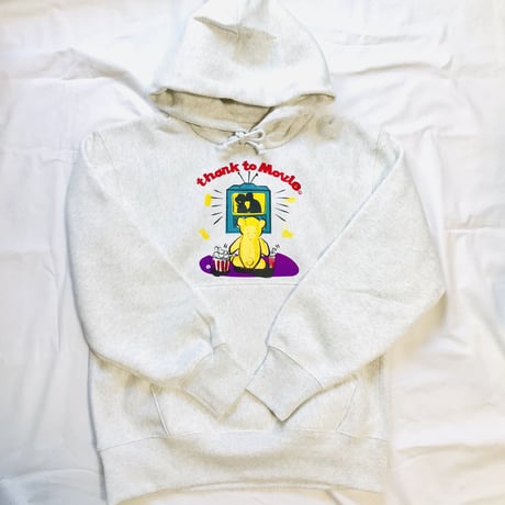 受注商品：Movie Bear裏起毛パーカー（M/XL)※※9/28〜10/15発送予定です。