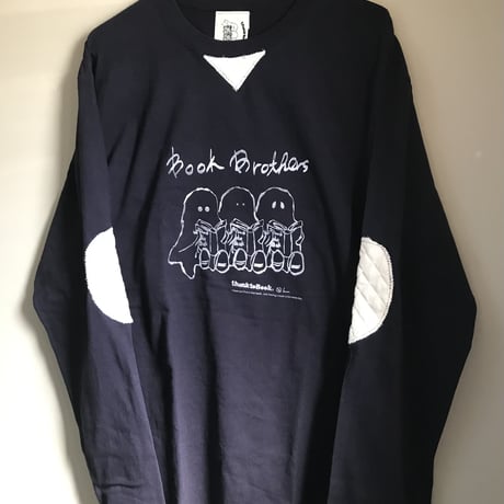[受注]Book Brothers　リメイクロンT（ Navy/XL)※1週間〜1か月半かかります。