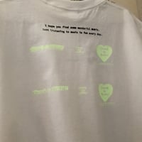 終了しました！受注：thank to Movie,Music Tシャツ(蓄光）（S/M/XL) ※1ヶ月から1ヶ月半ほどお時間頂きます。