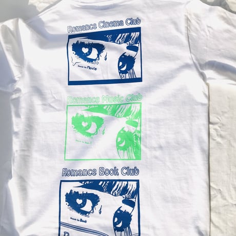 受注商品：Romance Movie,Music,BookシリーズロンT＆シール3枚&ステッカー4枚付き(M/XL) ※1ヶ月〜1ヶ月半頂きます。