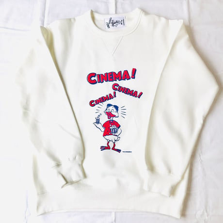 再々入荷！CINEMA! CINEMA! CINEMA!スウェット　Mサイズ（ステッカー付き）