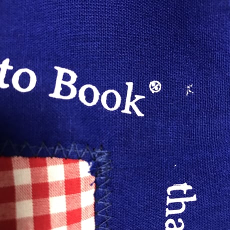 受注商品:Book型パッチワーク風ビッグトート※翌々週の金曜日