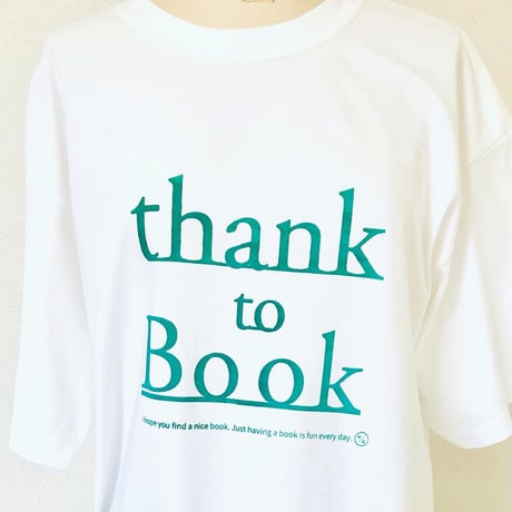 受注：thank to BookTシャツ（S/M/XL) ※1ヶ月〜1ヶ月半ほど頂きます。