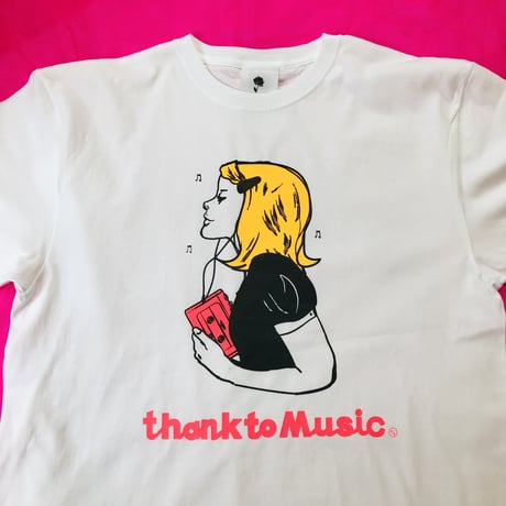 受注：Music  Girl Tシャツ(S/M/XL)