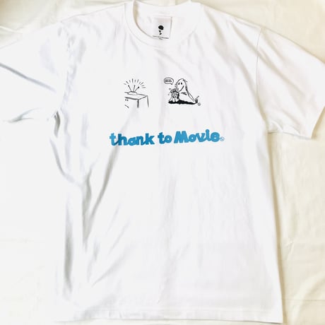 受注商品：Movie ghostTシャツ＆シール付き(S/M/XL)※営業4〜6日で発送！※土日祝日含まず