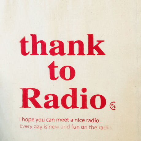thank toRadio トート  ＜レッド＞※営業4〜5日発送