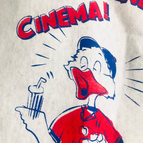 ※B品※cinema！cinema！cinema！裏起毛スウェット（XL)※営業2〜４日発送の間に発送予定です。※土日、祝日含まず