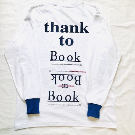 受注商品：thank to  Book   リブリメイクロンT（XL) ※特急1週間〜1か月半かかります。