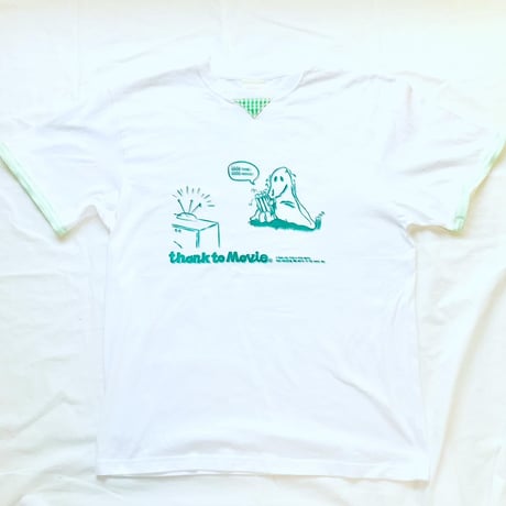 受注商品：Movie ghostリメイクTシャツ（リンガー風）（M/XL) ※8/31〜9/16発送予定