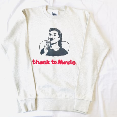 受注商品：thank to Movieスウェット（S/M/XL)