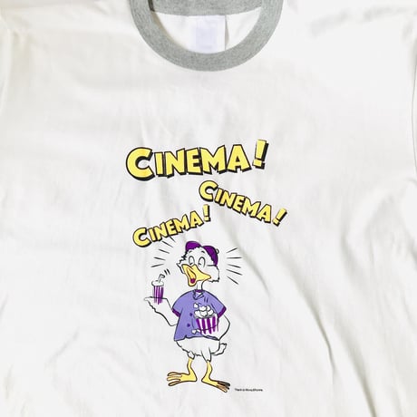 受注商品：CINEMA! CINEMA! CINEMA!リンガーTシャツ（S/M/XL)※営業6〜8日発送